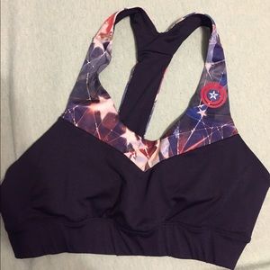 Large Marvel Sports Bra